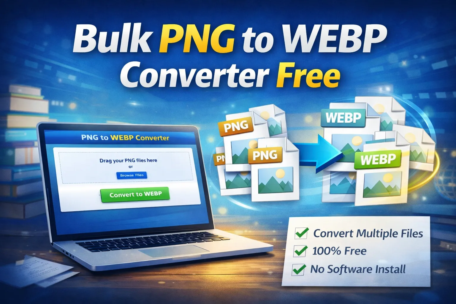 Bulk PNG to WEBP Converter free