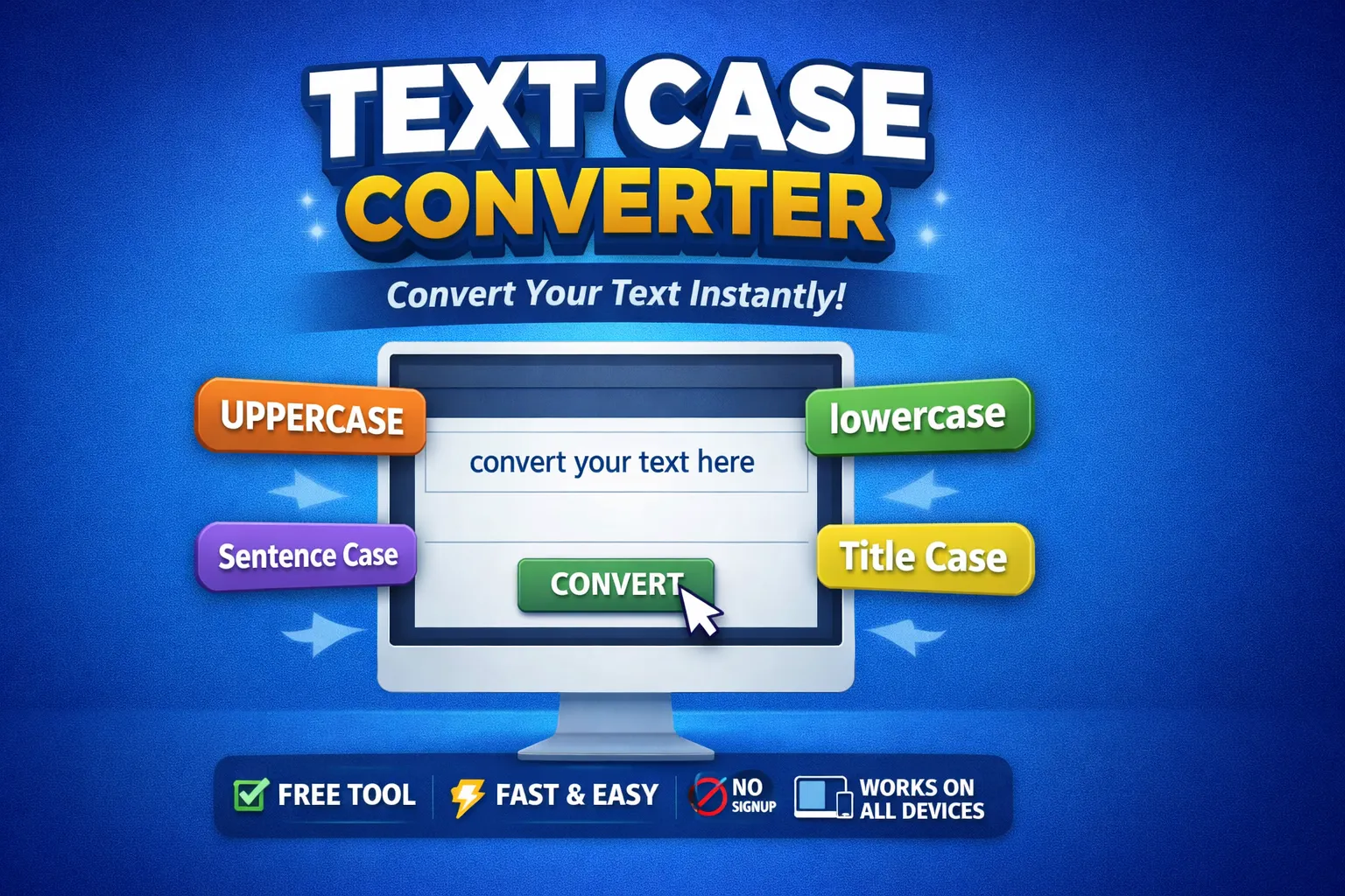 Free Text Case Converter Online – Convert UPPERCASE, lowercase
