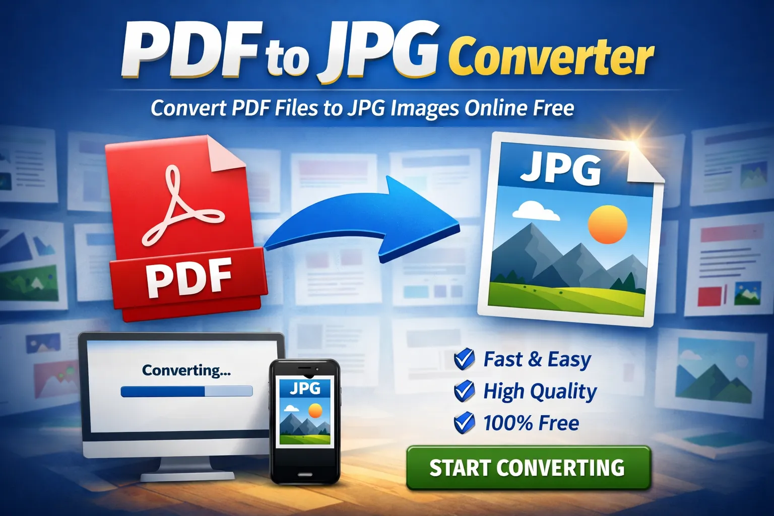 PDF to JPG in Bulk for Free