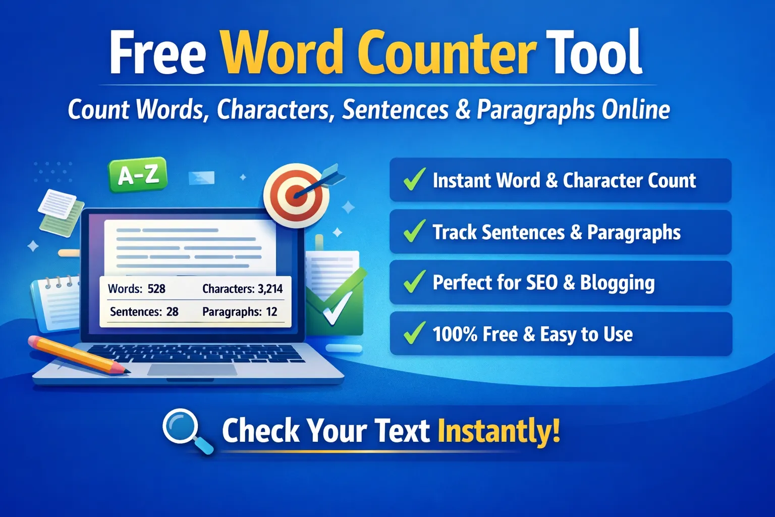 Free Word Counter Tool Online
